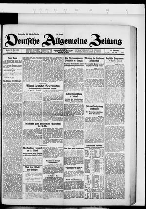 Deutsche allgemeine Zeitung vom 22.07.1928
