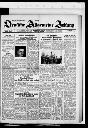 Deutsche allgemeine Zeitung vom 25.07.1928
