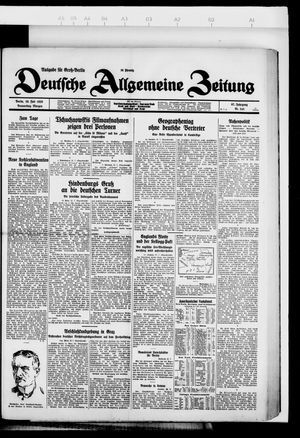 Deutsche allgemeine Zeitung vom 26.07.1928