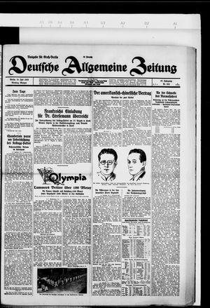 Deutsche allgemeine Zeitung vom 31.07.1928