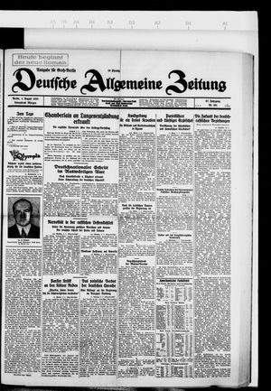 Deutsche allgemeine Zeitung vom 04.08.1928