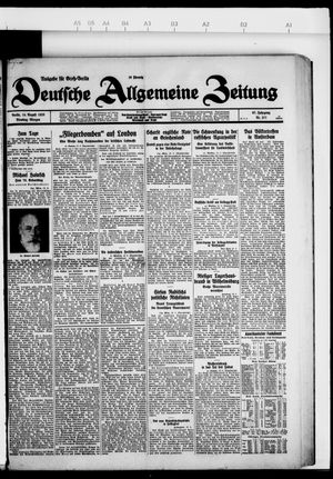 Deutsche allgemeine Zeitung vom 14.08.1928