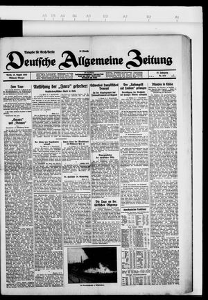 Deutsche allgemeine Zeitung on Aug 15, 1928