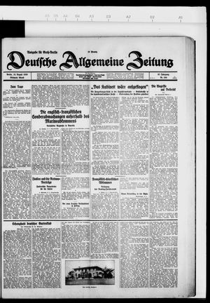 Deutsche allgemeine Zeitung vom 15.08.1928