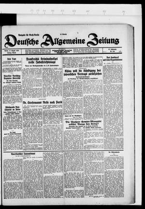 Deutsche allgemeine Zeitung vom 17.08.1928