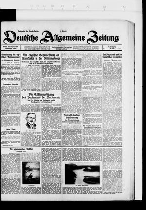 Deutsche allgemeine Zeitung vom 23.08.1928