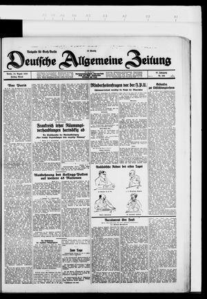 Deutsche allgemeine Zeitung on Aug 24, 1928