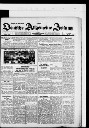 Deutsche allgemeine Zeitung on Aug 28, 1928