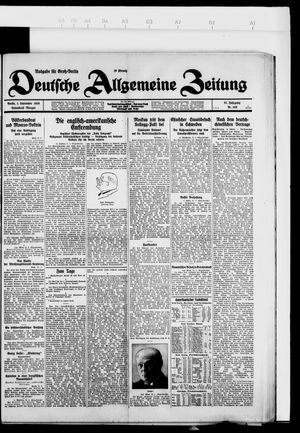 Deutsche allgemeine Zeitung vom 01.09.1928