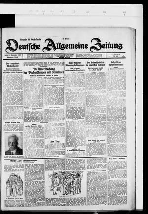 Deutsche allgemeine Zeitung vom 01.09.1928