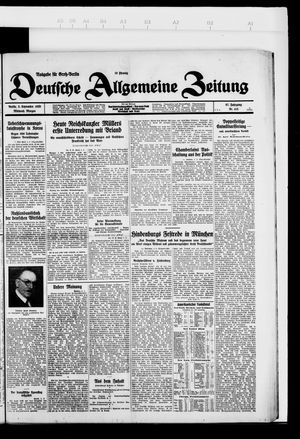 Deutsche allgemeine Zeitung vom 05.09.1928