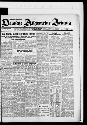 Deutsche allgemeine Zeitung on Sep 6, 1928
