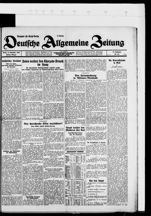 Deutsche allgemeine Zeitung vom 14.09.1928