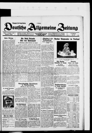 Deutsche allgemeine Zeitung vom 22.09.1928