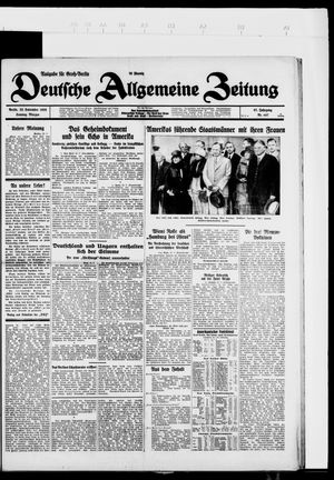 Deutsche allgemeine Zeitung on Sep 23, 1928