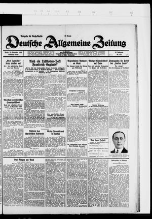 Deutsche allgemeine Zeitung vom 26.09.1928