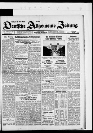 Deutsche allgemeine Zeitung vom 27.09.1928