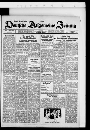 Deutsche allgemeine Zeitung vom 08.10.1928