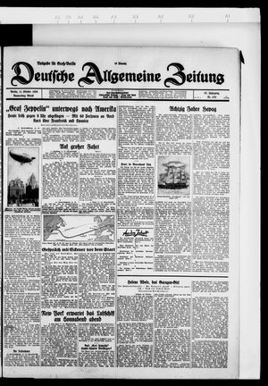 Deutsche allgemeine Zeitung vom 11.10.1928