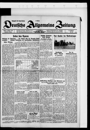 Deutsche allgemeine Zeitung vom 13.10.1928