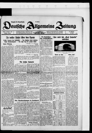 Deutsche allgemeine Zeitung vom 14.10.1928