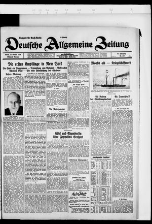 Deutsche allgemeine Zeitung vom 17.10.1928