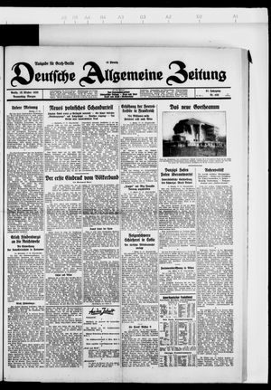 Deutsche allgemeine Zeitung vom 18.10.1928