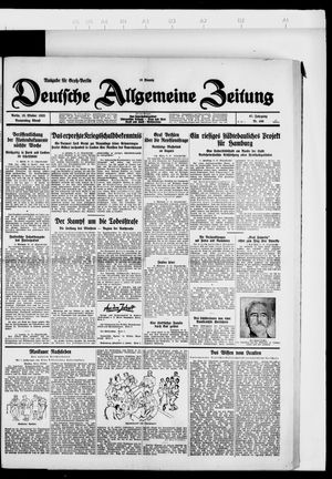 Deutsche allgemeine Zeitung vom 18.10.1928