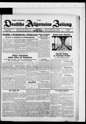 Deutsche allgemeine Zeitung vom 23.10.1928