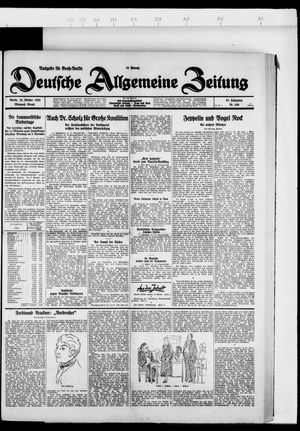 Deutsche allgemeine Zeitung on Oct 24, 1928