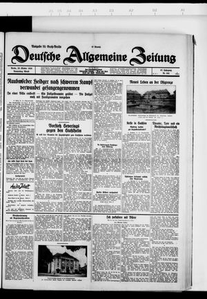 Deutsche allgemeine Zeitung vom 25.10.1928