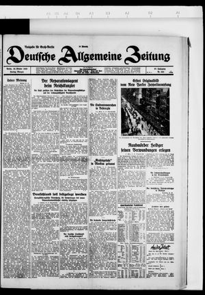 Deutsche allgemeine Zeitung vom 26.10.1928