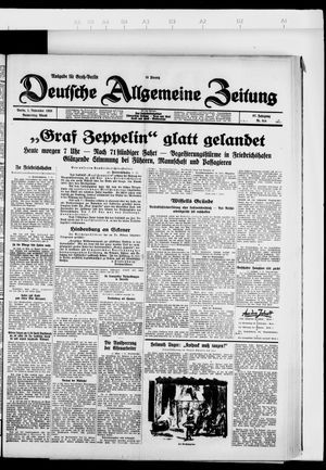 Deutsche allgemeine Zeitung vom 01.11.1928