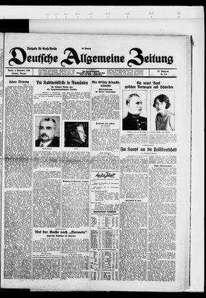 Deutsche allgemeine Zeitung vom 04.11.1928