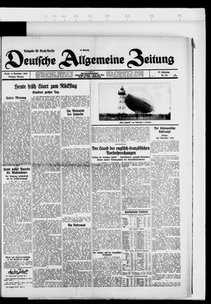 Deutsche allgemeine Zeitung vom 06.11.1928