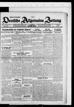 Deutsche allgemeine Zeitung vom 06.11.1928