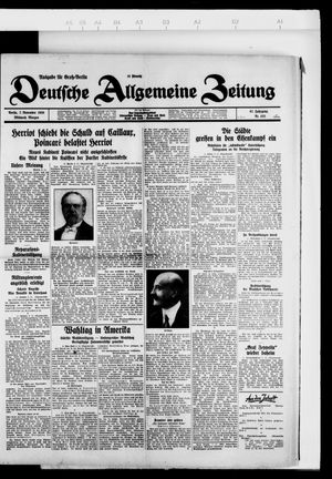Deutsche allgemeine Zeitung vom 07.11.1928