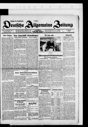 Deutsche allgemeine Zeitung vom 15.11.1928