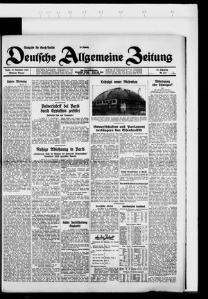 Deutsche allgemeine Zeitung vom 21.11.1928
