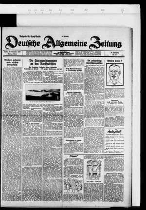 Deutsche allgemeine Zeitung vom 26.11.1928