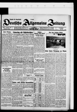 Deutsche allgemeine Zeitung vom 01.12.1928
