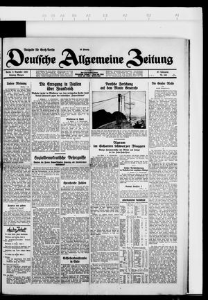 Deutsche allgemeine Zeitung on Dec 2, 1928