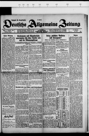 Deutsche allgemeine Zeitung vom 11.12.1928