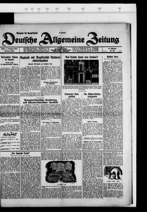 Deutsche allgemeine Zeitung vom 11.12.1928