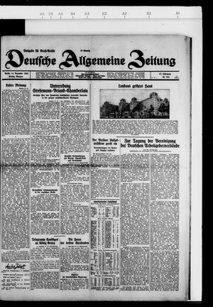Deutsche allgemeine Zeitung on Dec 14, 1928