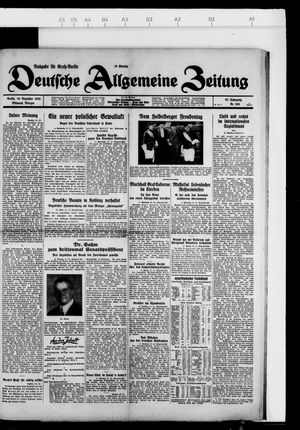 Deutsche allgemeine Zeitung vom 19.12.1928