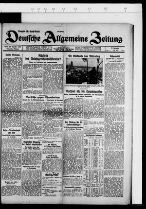 Deutsche allgemeine Zeitung vom 20.12.1928