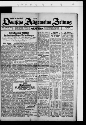 Deutsche allgemeine Zeitung on Dec 22, 1928