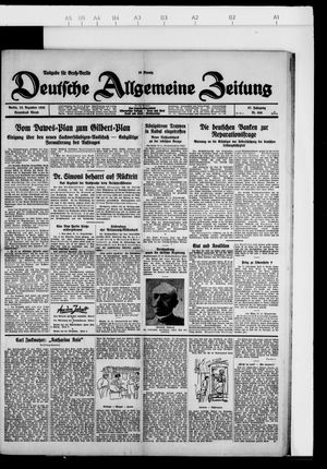 Deutsche allgemeine Zeitung vom 22.12.1928