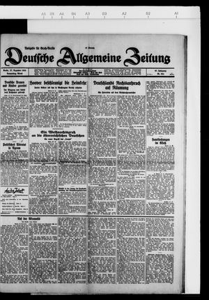 Deutsche allgemeine Zeitung vom 27.12.1928